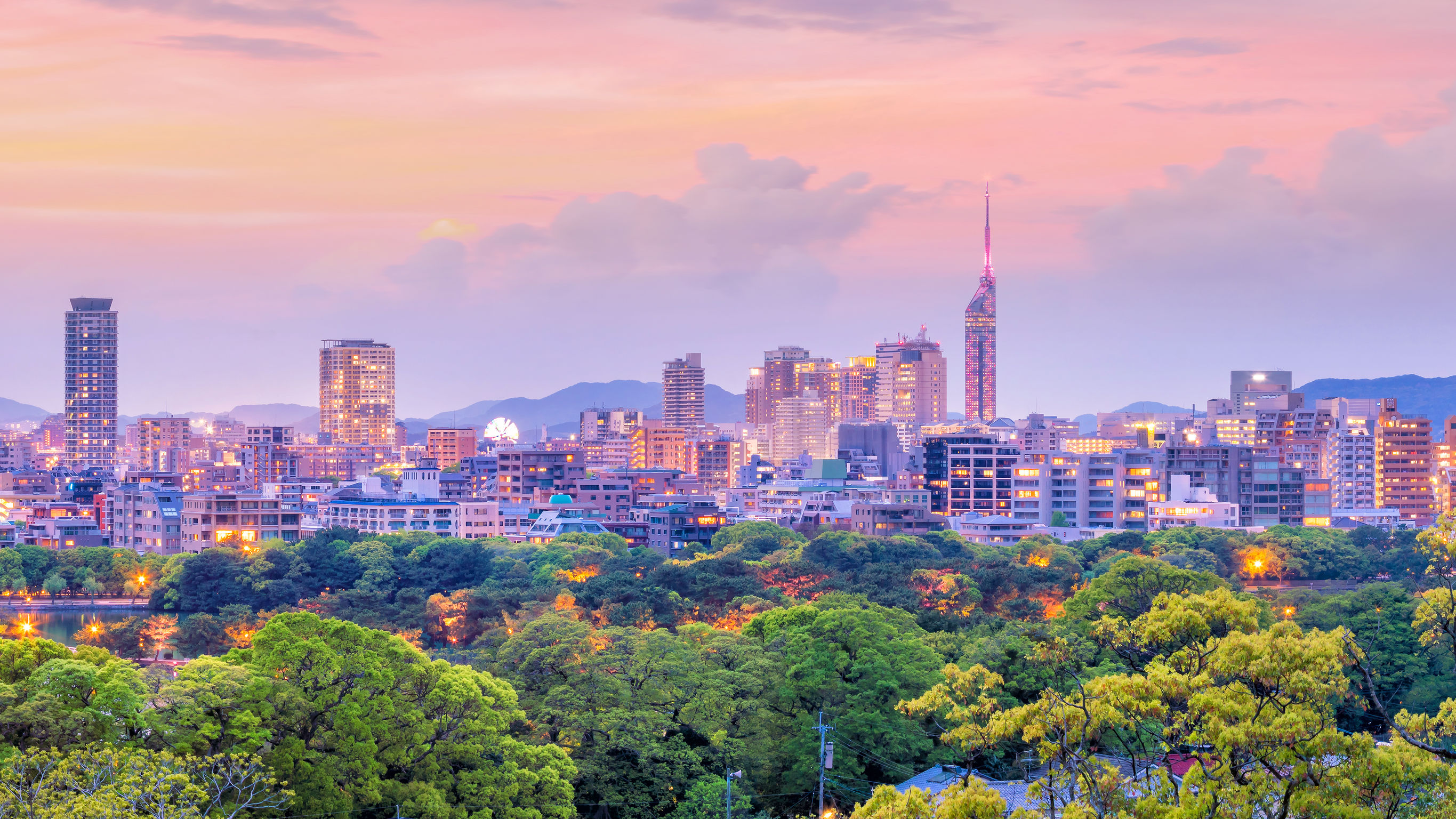 La ville de Fukuoka au Japon est la plus grande métropole de l'île de Kyushu. Elle a toujours été une porte d'entrée vers l'Asie.