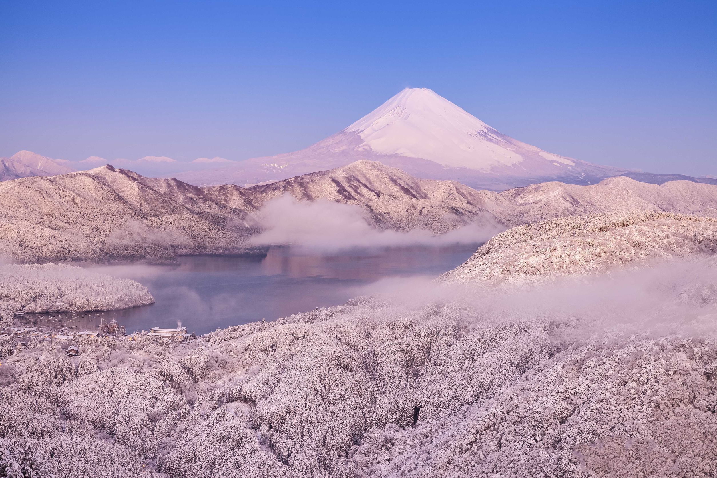 Le Mont Fuji en hiver - une saison encore peu touristique