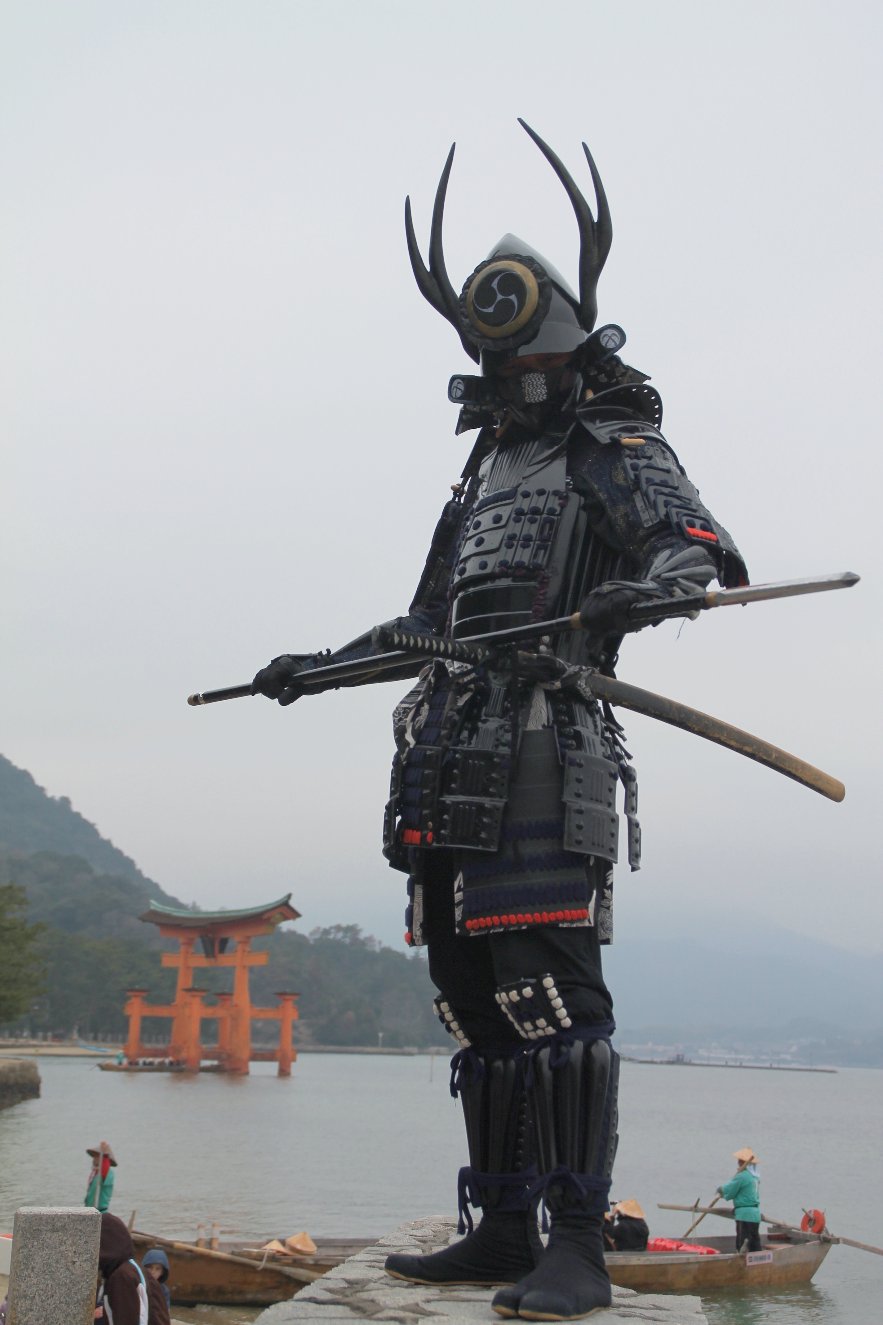 Samurai in Miyajima