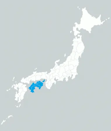 Pass Shikoku map