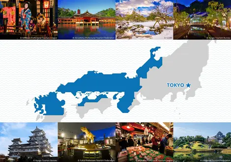 Voyagez dans l'ouest du Japon