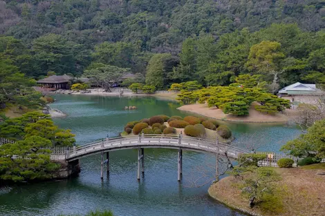 Le jardin Ritsurin à Takamatsu