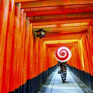 Visit Fushimi Inari, one of the most famous shrine in Kyoto