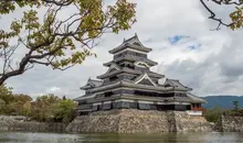 Moat in front of Matsumoto Castle