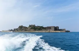 The ghost island of Gunkanjima, off the coast of Nagasaki, is a place to visit. Former coal mine, it housed more than 5,300 workers, making it the highest density in the world