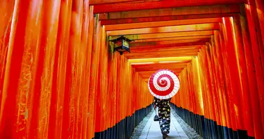 Visit Fushimi Inari, one of the most famous shrine in Kyoto