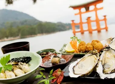 Austern von der Insel Miyajima