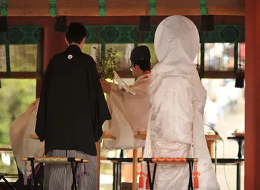 Shinto wedding.