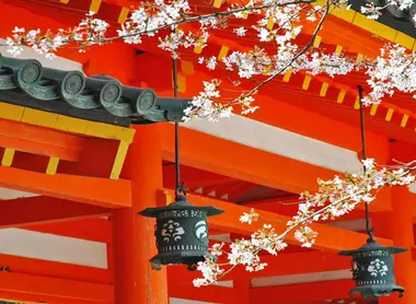 One of the Shinto temples of Kyoto Sakyo.