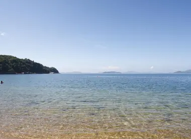 la playa Katsuraga-hama, al sur de Hiroshima.