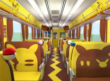 Inside the new Pokémon train