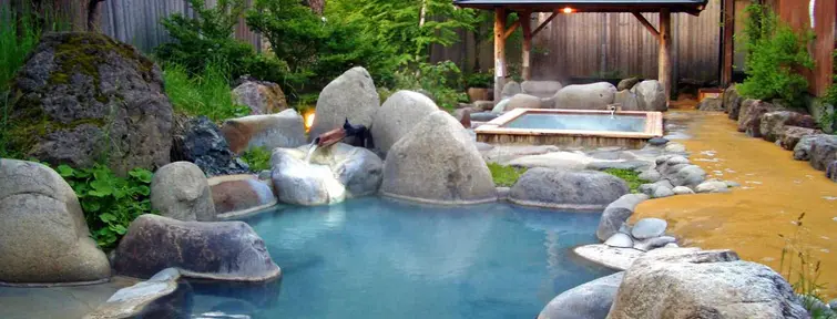 Los baños del onsen Hirayu.